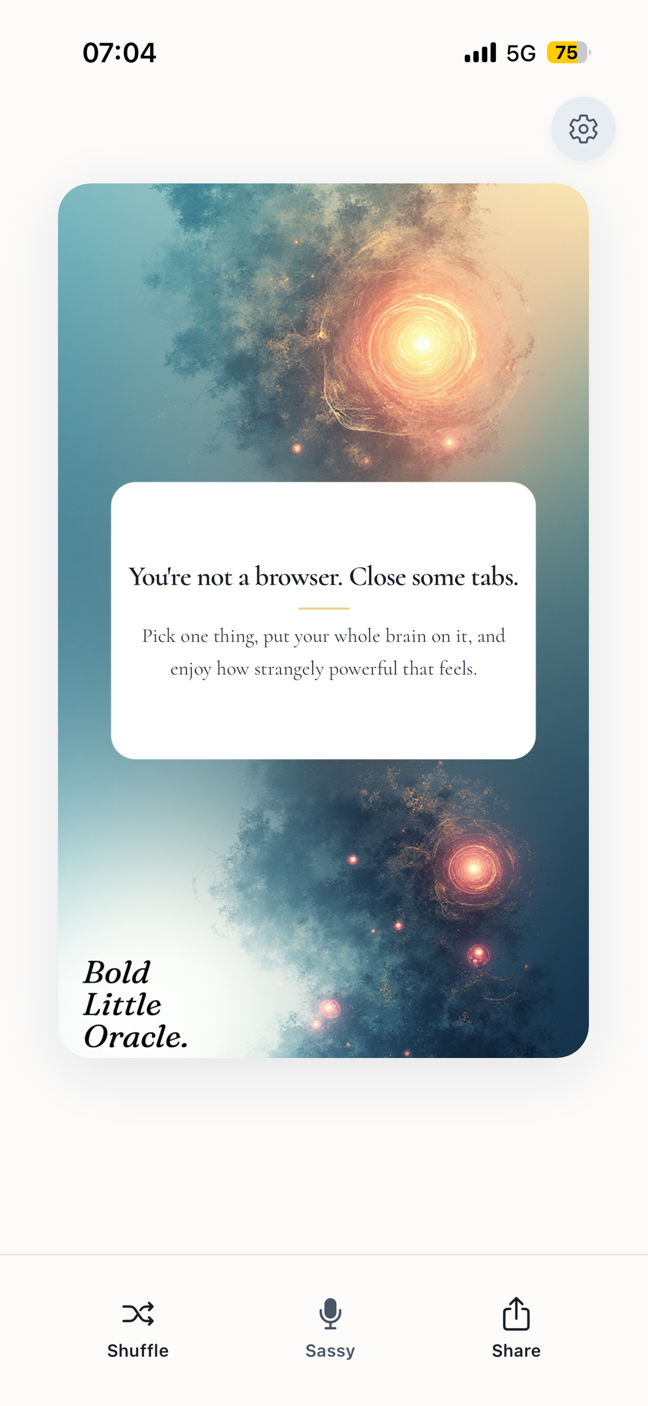 Sassy mode — irreverent real-talk